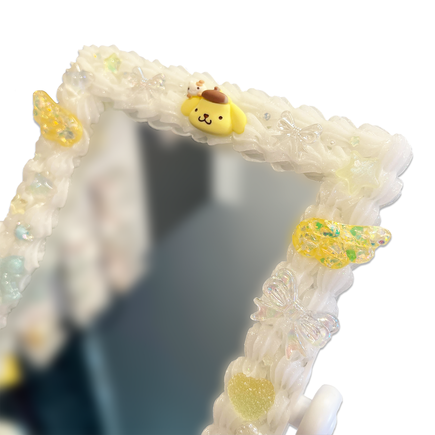 PUDDING PUPPY WHIPPED DECODEN MIRROR + JEWELRY TRAY