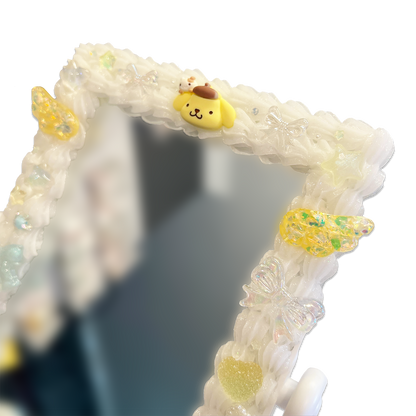 PUDDING PUPPY WHIPPED DECODEN MIRROR + JEWELRY TRAY