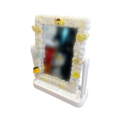 PUDDING PUPPY WHIPPED DECODEN MIRROR + JEWELRY TRAY
