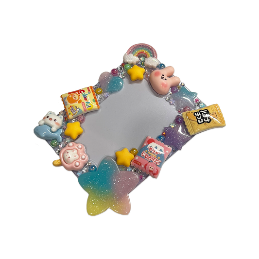 PASTEL RAINBOW BUNNY SNACK TIME DECODEN TOPLOADER