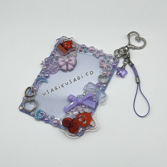 { SMOLREDPANDAINK COLLAB } RED PANDA BABY DECODEN TOPLOADER