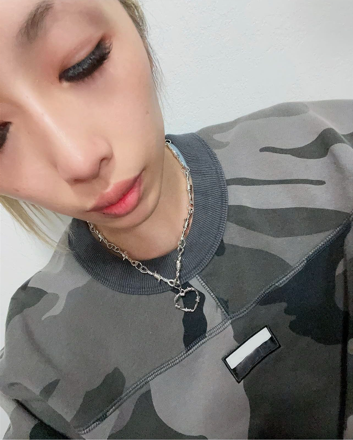 SOFT BUT DEADLY BARBED HEART NECKLACES { METAL HEART }