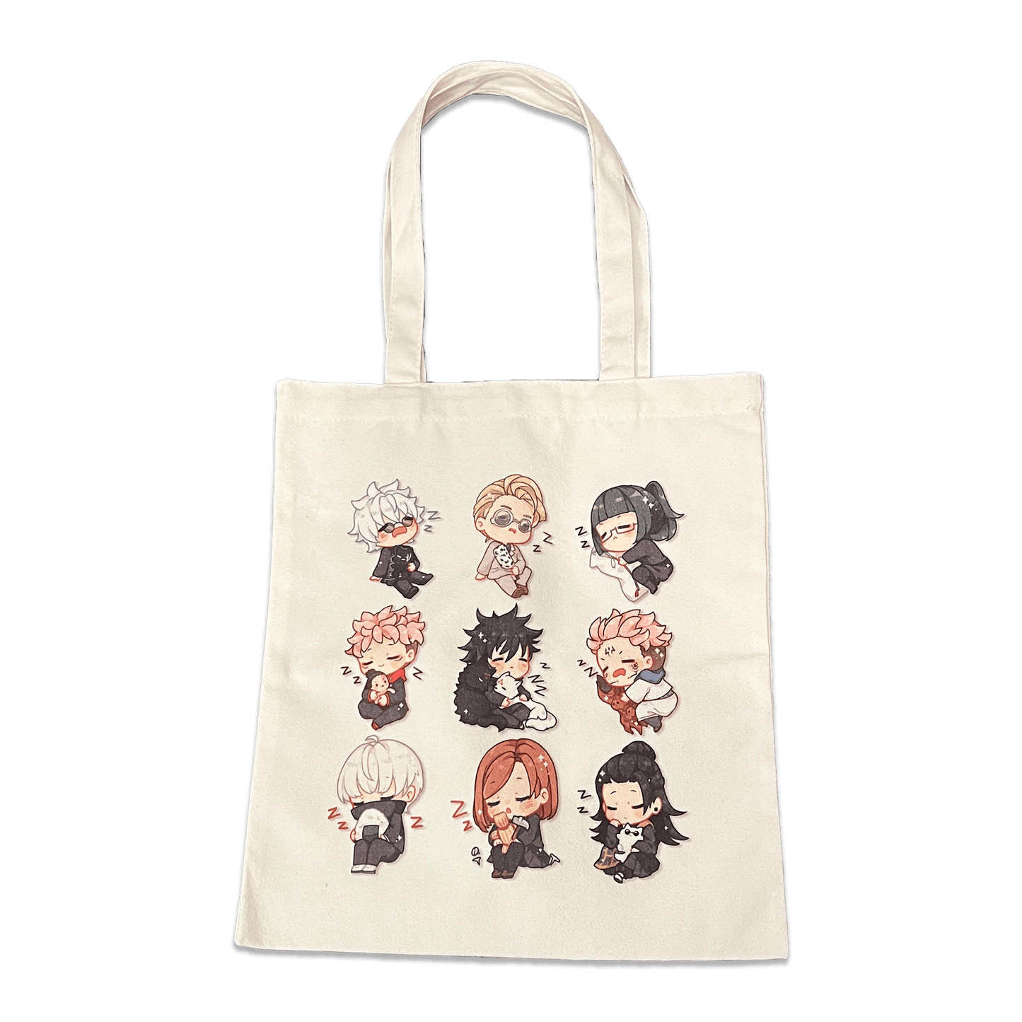 SLEEPY CURSED FRIENDS TOTE BAG - Usagi x Usagi, LLC - Accessories