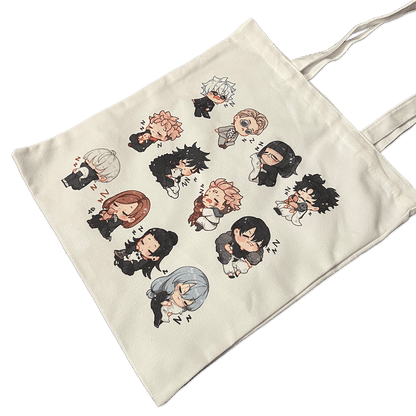 SLEEPY CURSED FRIENDS TOTE BAG { UPDATED } - Usagi x Usagi, LLC - Accessories