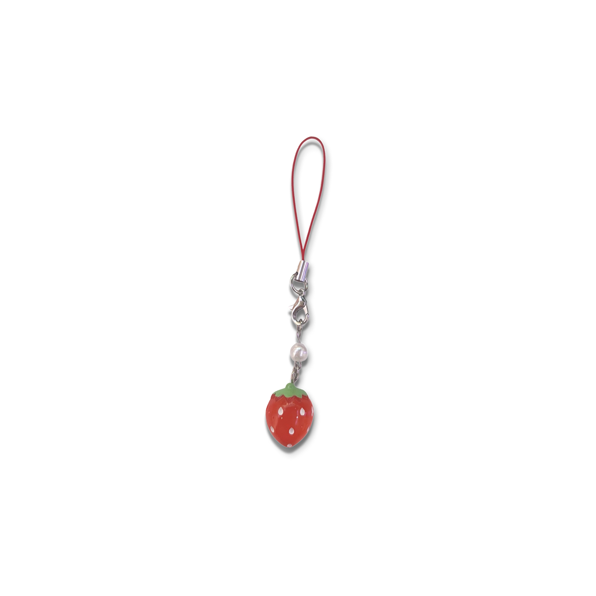 Strawberry Fruit Fruit Keychain Foam Charms Pendant