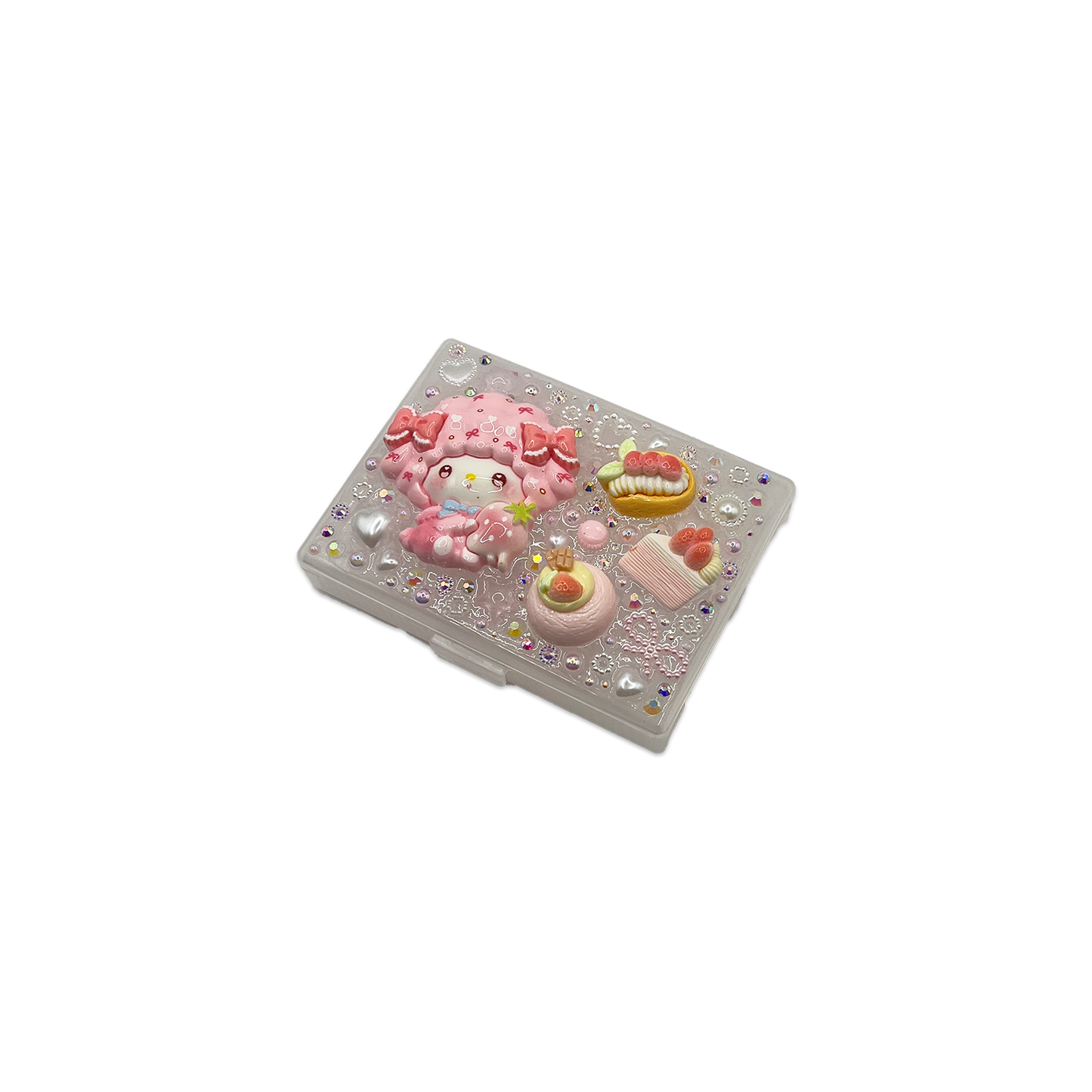 SOFT STRAWBERRY ANGEL TRINKET BOX - ADJUSTABLE POCKETS