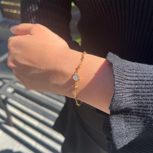 DAINTY { GOLD } SOFT LOVER BRACELET