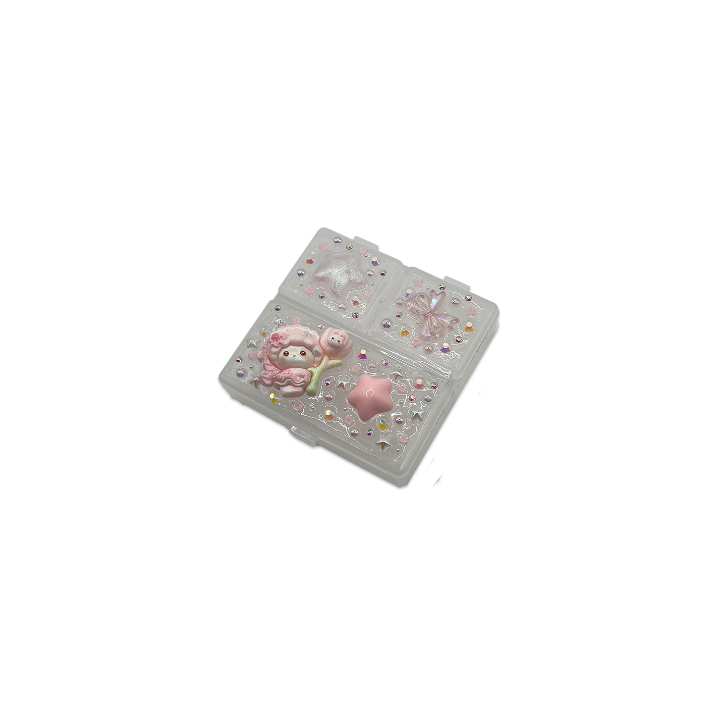SOFT SHEEP GARDEN DECODEN TRINKET BOX - 3 POCKET