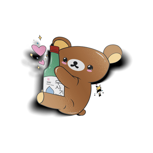 SOJU KUMA VINYL STICKER - Usagi x Usagi, LLC - Stickers