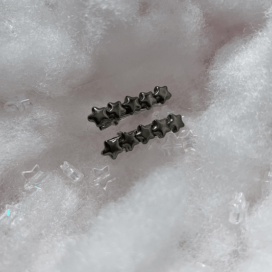 STARRY DREAMS HAIR CLIP { BLACK } - Usagi x Usagi, LLC - Accessories