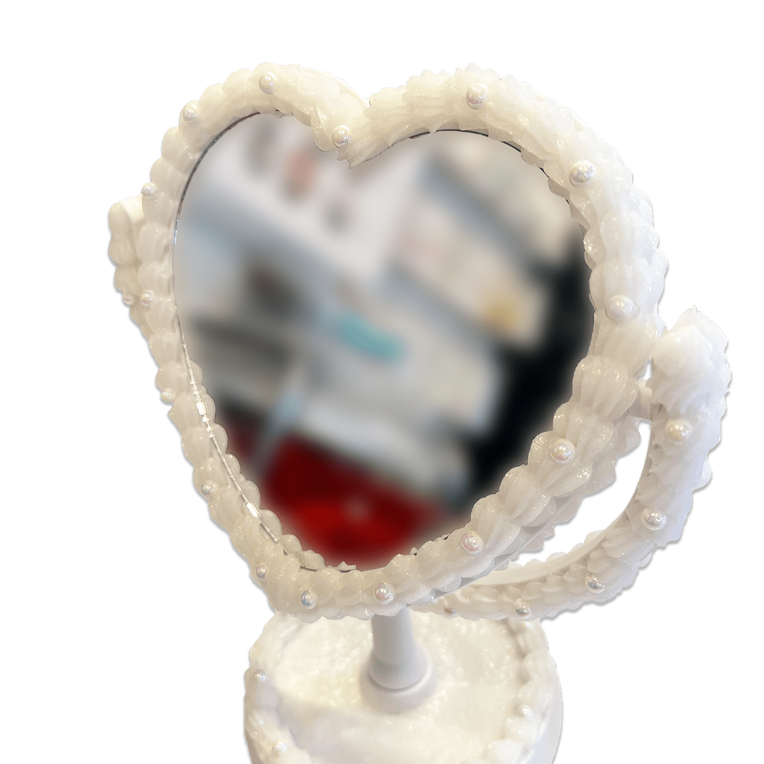 STRAWBERRIES & CREAM HEART WHIPPED DECODEN MIRROR - Usagi x Usagi, LLC - Accessories