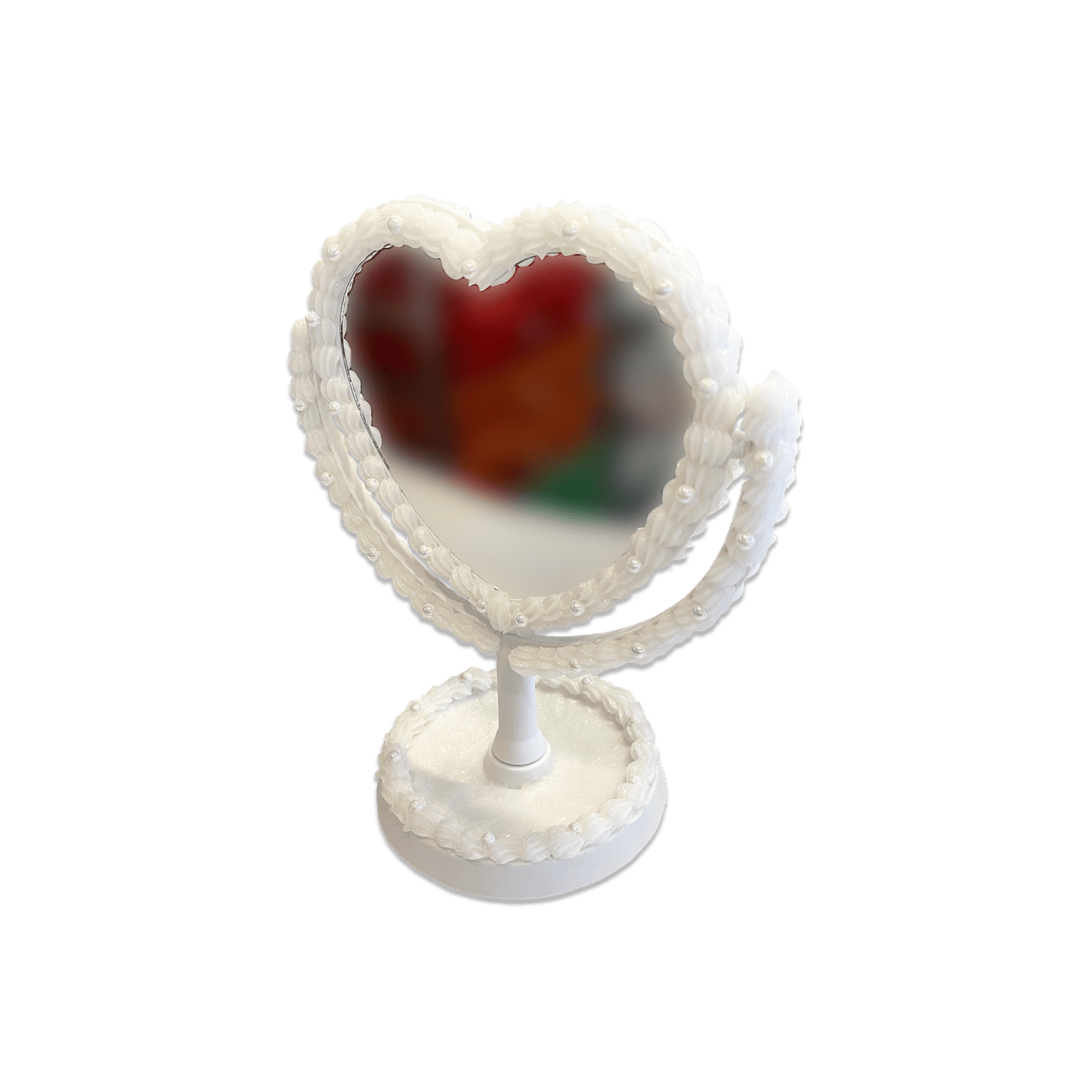 STRAWBERRIES & CREAM HEART WHIPPED DECODEN MIRROR - Usagi x Usagi, LLC - Accessories
