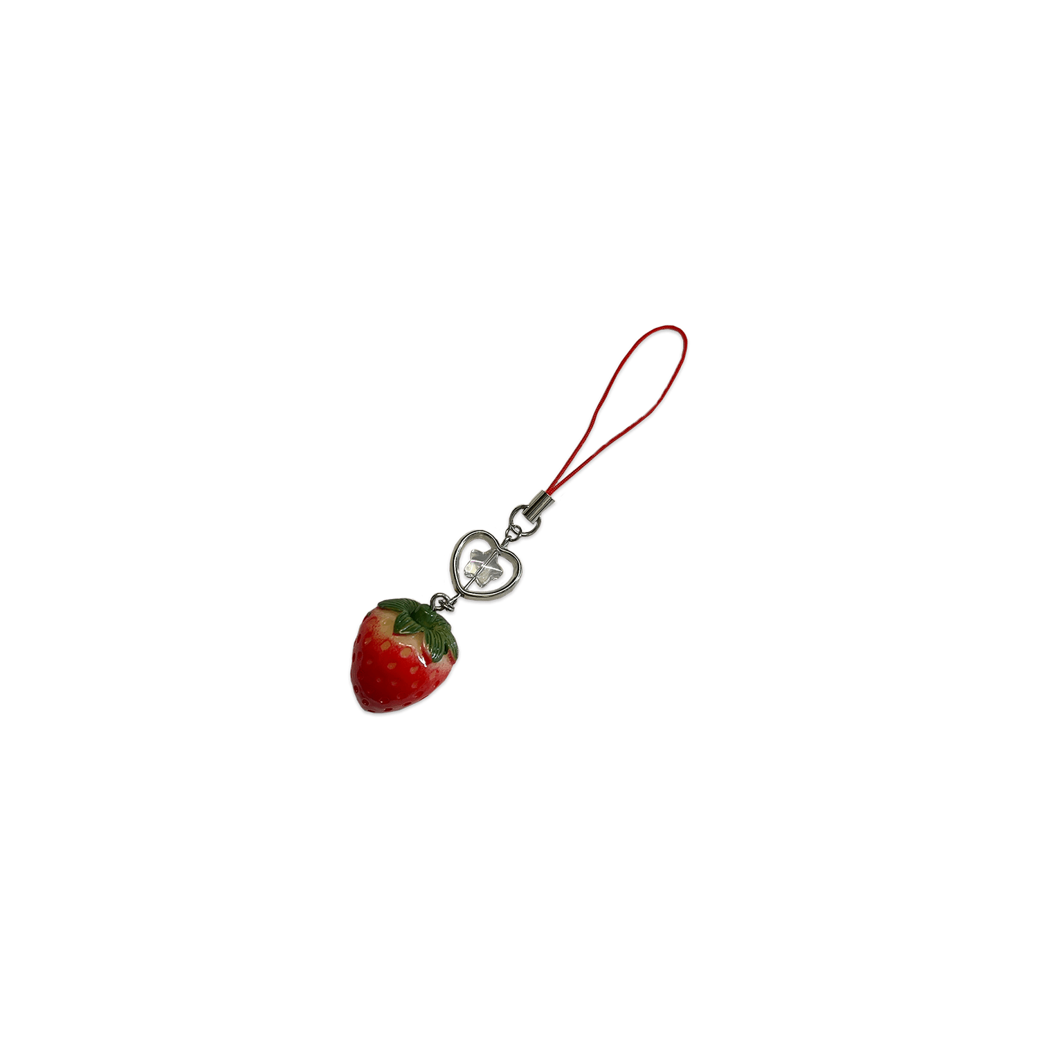 STRAWBERRY HEART PHONE CHARM - Usagi x Usagi, LLC - Keychains