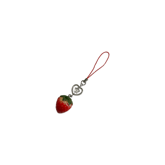 STRAWBERRY HEART PHONE CHARM - Usagi x Usagi, LLC - Keychains