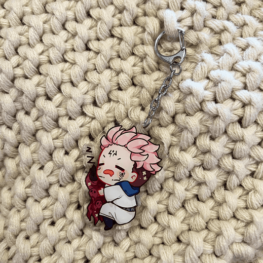 SUKUNA RYOMEN ACRYLIC KEYCHAIN { JUJUTSU KAISEN } - Usagi x Usagi, LLC - Keychains