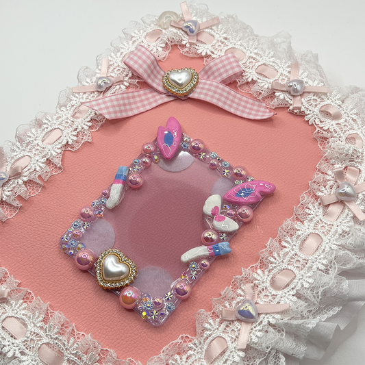 PINK MOON FAIRY DECODEN { MINI } TRADING CARD BINDER