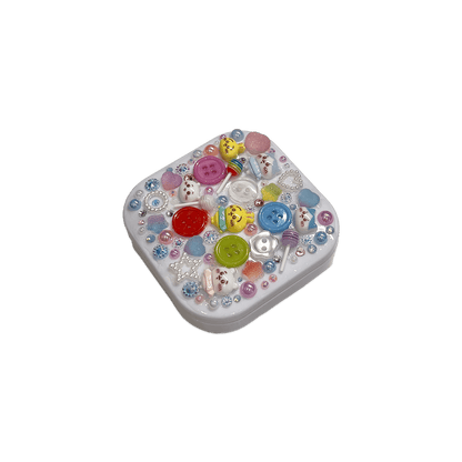 TINY FRIENDS DECODEN SQUARE COMPACT MIRROR - Usagi x Usagi, LLC - Accessories