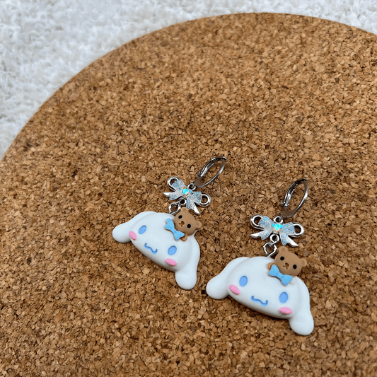 Usagi x Usagi Jewelry (( CLOSED )) HOOP CINNAMOROLL EARRINGS CINNAMOROLL EARRINGS