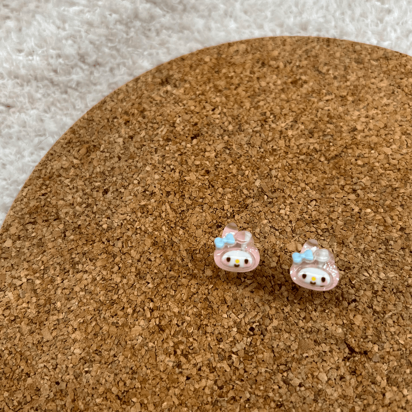 Usagi x Usagi Jewelry MY MELODY { SANRIO } STUDS - EARRINGS MY MELODY { SANRIO } STUDS - EARRINGS