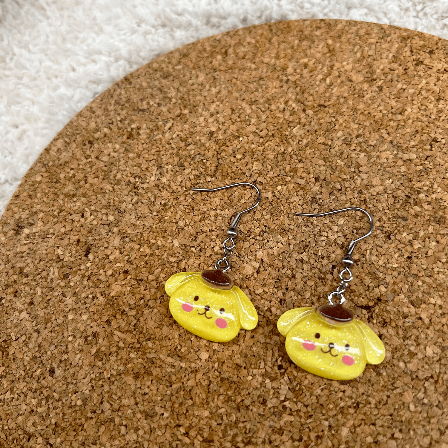 Usagi x Usagi Jewelry POMPOMPURIN { GLITTER } EARRINGS POMPOMPURIN { GLITTER } EARRINGS