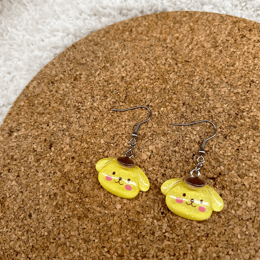 Usagi x Usagi Jewelry POMPOMPURIN { GLITTER } EARRINGS POMPOMPURIN { GLITTER } EARRINGS