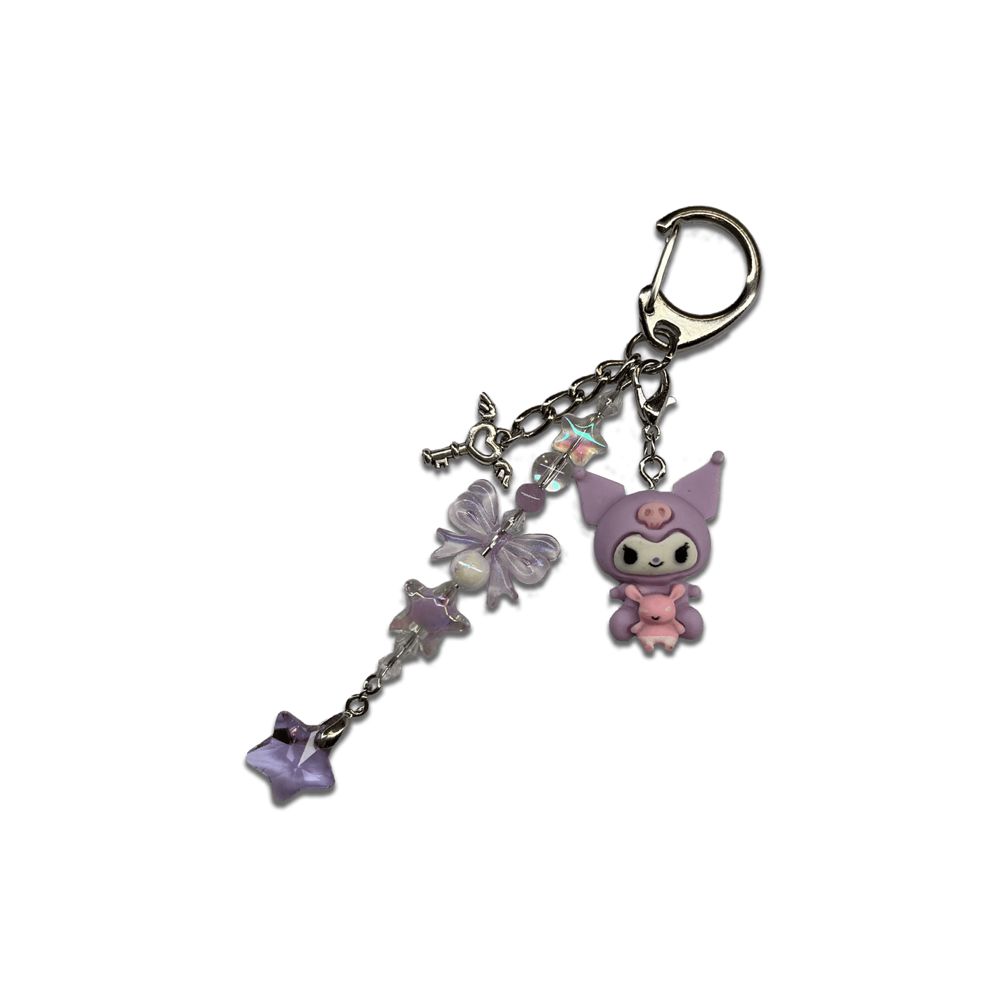 Usagi x Usagi Keychains KUROMI { PURPLE } SPECIALTY KEYCHAIN KUROMI { PURPLE } SPECIALTY KEYCHAIN