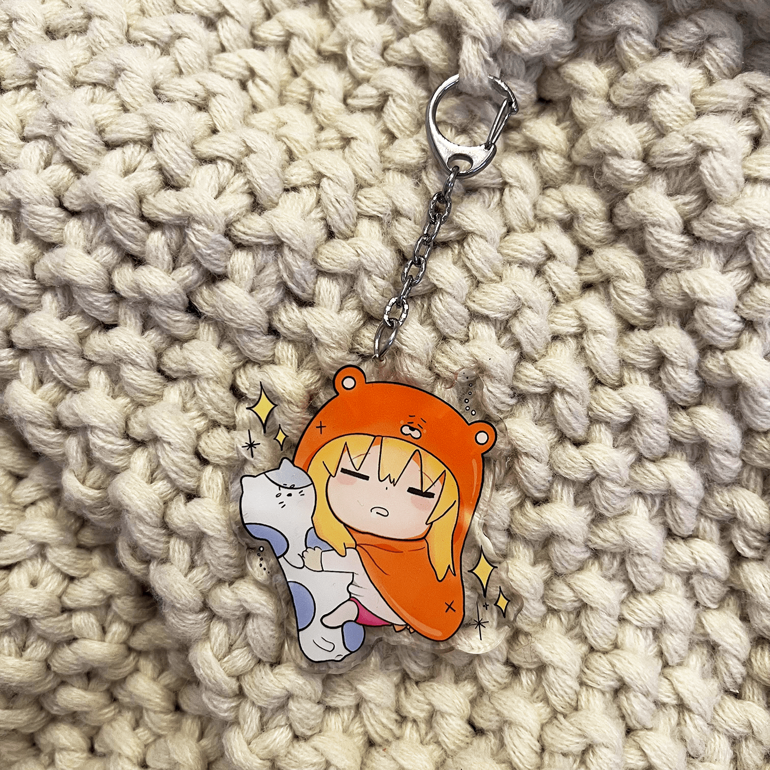 Usagi x Usagi Keychains SLEEPING UMARU ACRYLIC KEYCHAIN SLEEPING UMARU ACRYLIC KEYCHAIN