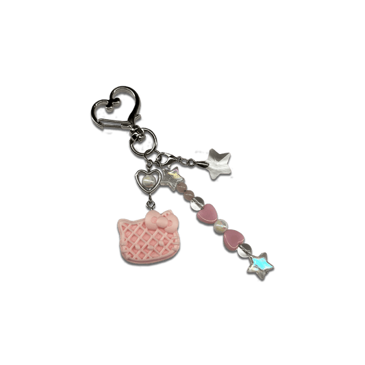 Usagi x Usagi Keychains WAFFLE KITTY SPECIALTY KEYCHAIN WAFFLE KITTY SPECIALTY KEYCHAIN