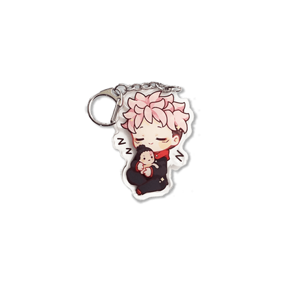 Usagi x Usagi Keychains YUJI ITADORI ACRYLIC KEYCHAIN { JUJUTSU KAISEN } YUJI ITADORI ACRYLIC KEYCHAIN { JUJUTSU KAISEN }