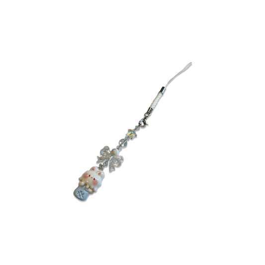 Usagi x Usagi, LLC Keychains BUNNY ICE CREAM { BLUE } SPECIALTY PHONE CHARM BUNNY ICE CREAM { BLUE } SPECIALTY PHONE CHARM