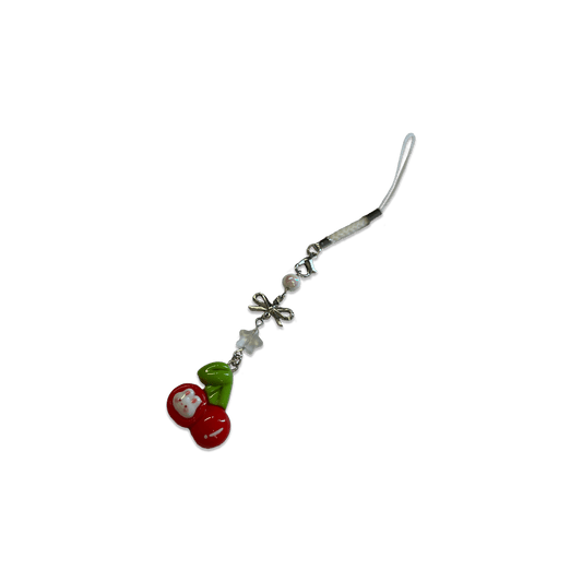 Usagi x Usagi, LLC Keychains CHERRY BUNNY { RED } SPECIALTY PHONE CHARM CHERRY BUNNY { RED } SPECIALTY PHONE CHARM