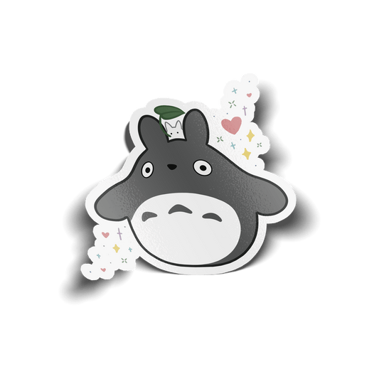 Usagi x Usagi Stickers TOTORO CLEAR VINYL STICKER TOTORO CLEAR VINYL STICKER