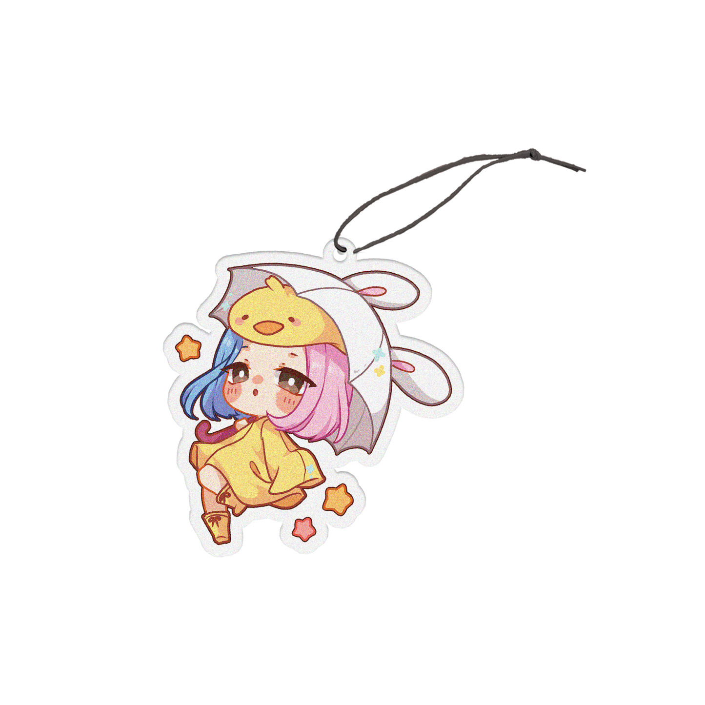 USAGI DUCKY CAR AIR FRESHENER - STRAWBERRY