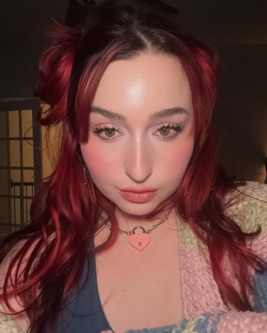 SOFT BUT DEADLY BARBED HEART NECKLACES { PINK HEART LOCKET }