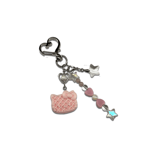 WAFFLE KITTY SPECIALTY KEYCHAIN - Usagi x Usagi, LLC - Keychains