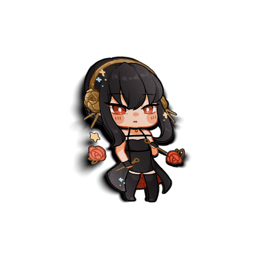 YOR FORGER CHIBI MINI STICKER { SPY X FAMILY } - Usagi x Usagi, LLC - Stickers