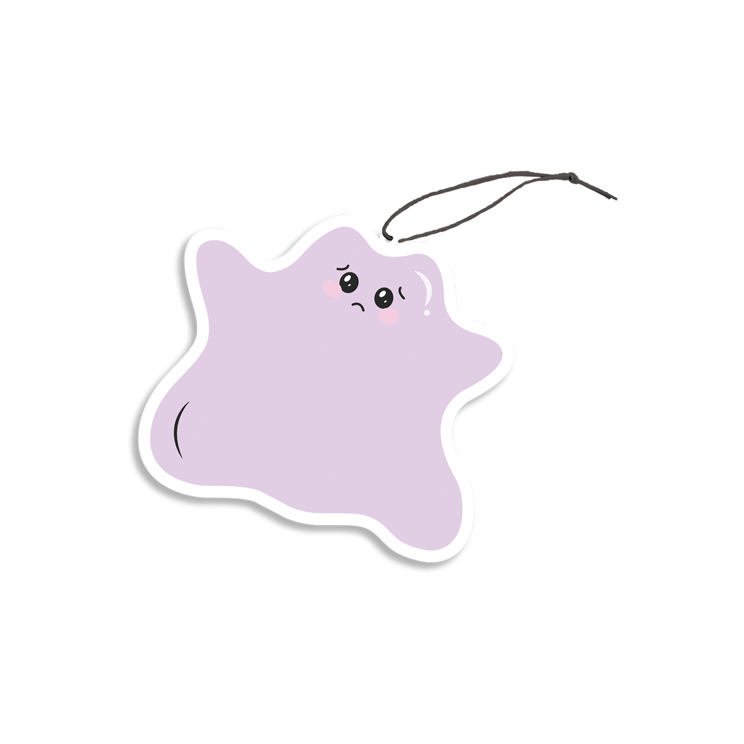 Crybaby Ditto Air Freshener design features Ditto Pokemon looking sad.