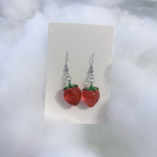 Usagi x Usagi Jewelry STRAWBERRY { JELLY } EARRINGS STRAWBERRY { JELLY } EARRINGS